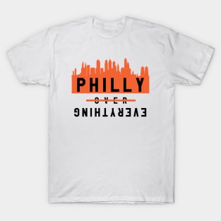 Philly over Everything - White/Orange T-Shirt